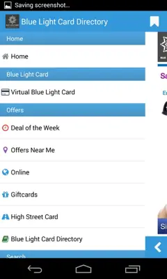 Blue Light Card android App screenshot 2